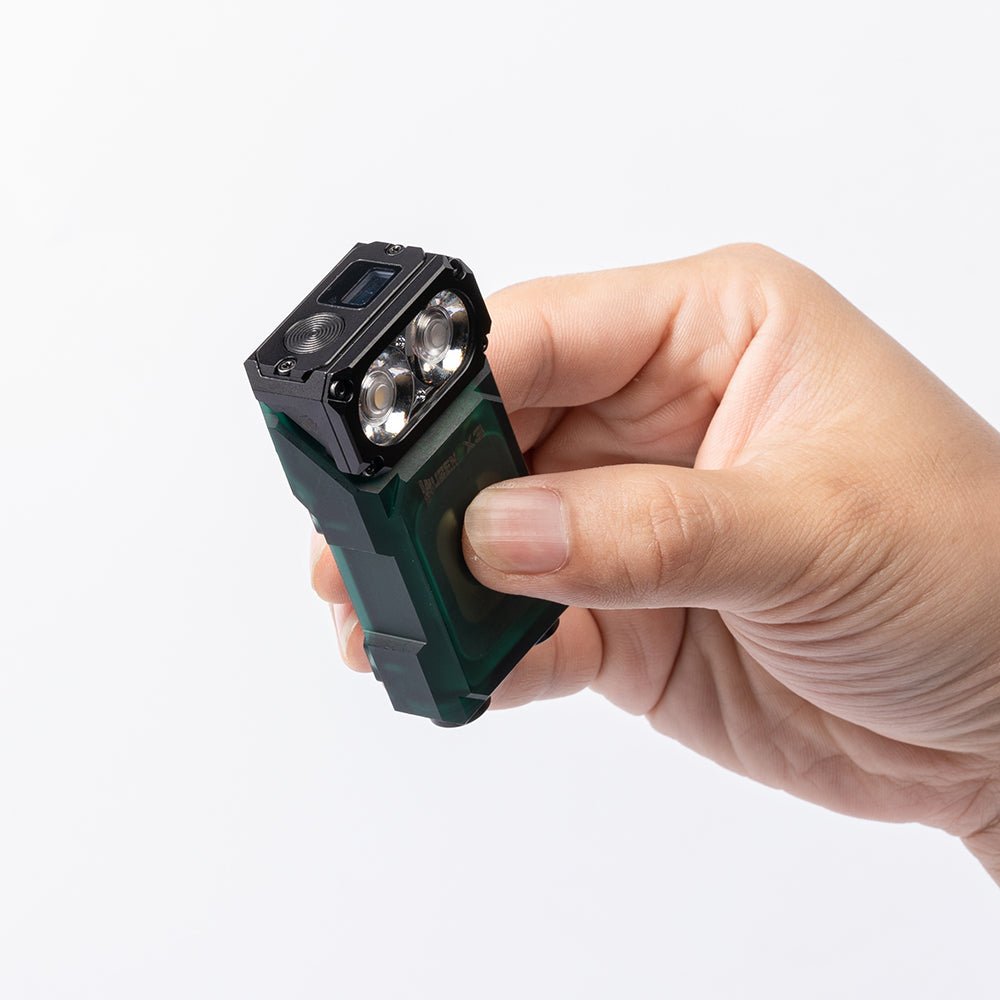 Wuben X3 Best EDC Flashlight - Home and Outdoor Owl Light/Flat